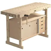 Sjöbergs Hobelbank Nordic Plus 1450 inkl. Schrankbausatz 0042 Hobby 35011