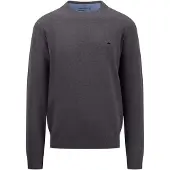 FYNCH-HATTON Strickpullover "Langarmpullover" mit Logostickerei