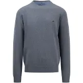 FYNCH-HATTON Strickpullover "Langarmpullover" mit Logostickerei
