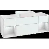 Villeroy & Boch V&B Waschtischunterschrank FINION 1600x603x501mm m Apl. Gl wh ma Regalelem
