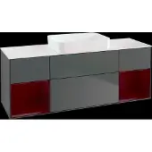 Villeroy & Boch V&B Waschtischunterschrank FINION 1600x603x501mm m Apl. Gl wh ma Regalelem
