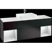 Villeroy & Boch V&B Waschtischunterschrank FINION 1600x603x501 Abdpl wh Reg wh ma/bl ma