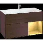 Villeroy & Boch V&B Waschtischunterschrank FINION 996x591x498 Reg go ma/Wln Ve