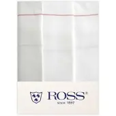 Ross 3er Pack Zwirn Halbleinen Geschirrtücher Kellnertuch 45x65 cm | rot - rot