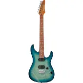 Ibanez AZ24S1F Transparent Turquoise Burst