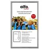 Alfo. Tibet A4 silber-glanz, Alurahmen