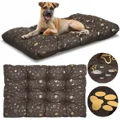 AIO Factory Hundebett PRESTIGE Kissen 140x100 cm wasserdicht goldene Knochen