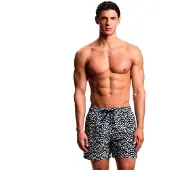 Emporio Armani für Herren. EM000583_AF20440 Allover Badeanzug navy (L), Strandbekleidung, Polyester, Marine
