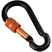 Munkees Pear-Shape Carabiner w. Screw Lock 8x80mm