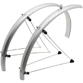 Stronglight Paar Schutzbleche city-vtc Gestänge mit Befestigung classic inox road 28''