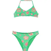 Roxy Triangel-Bikini "Tropicool Set", Kinder, Gr. 14(155-164cm), bunt (katydid tropicool), Obermaterial: 82% Polyester, 18% Elasthan., Bikini-Sets Triangel-Bikini