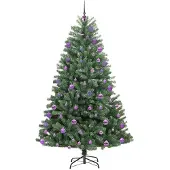 vidaXL Lian (mit LEDs und lilafarbenen Bällen)