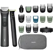 Philips All-in-One Trimmer 9000 Series MG9556/15 19-in-1-Trimmer, Schwarz, 0,2 mm, 1,2 cm, 0,2 mm, Universal, Gesicht, Kopf, Nase