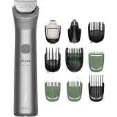 Philips 5000 series All-in-One Trimmer MG5951/15 11-in-1-Trimmer, Hellgrau, 0,5 mm, 1,6 cm, 0,5 mm, Universal, Gesicht, Kopf, Nase