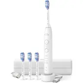 Philips Series 7100 HX7420/08 Wiederaufladbare Zahnbürste, Erwachsener, Schallzahnbürste, Tägliche Pflege, Zahnfleischpflege, Sensibel, 62000 Bewegungen pro Minute, Weiß, 2 min, 4 x 30 sec