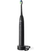 Philips Sonicare 5500 series Series 5500 HX7111/01 Wiederaufladbare Zahnbürste, Erwachsener, Schallzahnbürste, Whitening, 62000 Bewegungen pro Minute, Schwarz, 2 min, 4 x 30 sec