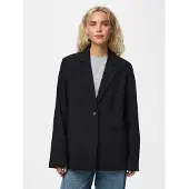 Pieces Longblazer "PCBOSELLA LS LOOSE BLAZER NOOS BC" Materialmix