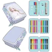 Disney Frozen Federmäppchen Lila 12,5 x 6,5 x 19,5 cm