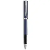 Waterman Füllfederhalter IMPRESSION blauer Lack CT F Blau Geschenkbox
