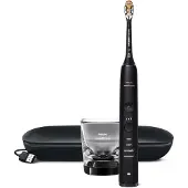 Philips HX9911/17, Erwachsener, Schallzahnbürste, Tägliche Pflege, Tiefenreinigung, Zahnfleischpflege, Whitening, 62000 Bewegungen pro Minute, Schwarz, Oval