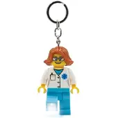 LEGO - Keychain w/LED - Female Doctor (4006036-LGL-KE185H)