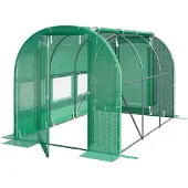 TOOLPORT 2x3m Foliengewächshaus, PE-Plane, grün - (8988)