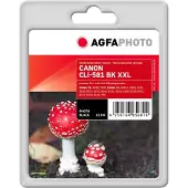 Agfa 11.7 ml - Größe XXL - Photo schwarz - kompatibel - Tintenpatrone (Alternative zu: Canon CLI-581BKXXL)