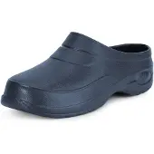 Ladeheid Damen und Herren leichte Eva Clogs Gartenclogs Gartenschuhe KL037(Dunkelblau, 40)
