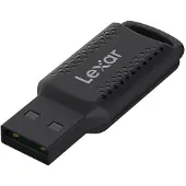 Lexar JumpDrive LJDV400064G-BNBNG, 64 GB, USB Typ-A, 3.2 Gen 1 (3.1 Gen 1), 100 MB/s, Dia, Schwarz