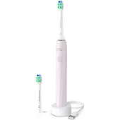 Philips Sonicare 2100 series 2100 HX4022/03 Wiederaufladbare Zahnbürste, Erwachsener, Schallzahnbürste, Tägliche Pflege, 31000 Bewegungen pro Minute, Hellrosa, 2 min, 4 x 30 sec