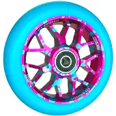 Fantic26 Spy7 Stunt-Scooter Rolle 110mm Abec11 Splash Pink/Pu Türkis