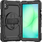Just in Case Tablet-Hülle geeignet für Samsung Galaxy Tab A11 Plus - Stossfeste Hülle mit Displayschutz - Schwarz