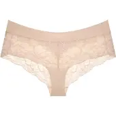 Triumph Slip "Body Make-Up Illusion Lace" florale Stretch-Spitze, glatter Bund, Mikrofaser, nahtlos