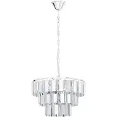 Eglo Pendelleuchte Erseka, 5 flammige Hängelampe, Elegant, Hängeleuchte, Esstischlampe, Wohnzimmerlampe hängend mit E14 , Ø 38,5 cm