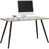 VCM Schreibtisch Computertisch Bürotisch Skandanivischer Retro Look Salia 138x50 cm