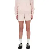 New Balance Kurze Hose Sport Essentials French Terry Short Damen Quartz Pink-L