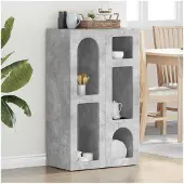 vidaXL Sideboard ELST Beton Grau 59 x 35 x 100,5 cm Holzwerkstoff