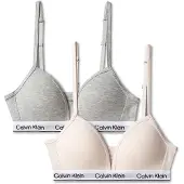 Calvin Klein Underwear Triangel-BH "2PK TRIANGLE" Packung, 2er-Pack, 2 Stk. mit Logobund