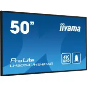 Iiyama LH5054UHS-B1AG, Digital Signage Flachbildschirm, 125,7 cm (49.5"), LCD, 3840 x 2160 Pixel, WLAN, 24/7