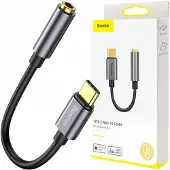 Baseus L54, Schwarz, Grau, USB C, 3.5mm, Männlich, Weiblich, Gerade