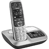 Gigaset E560A - Schnurlostelefon - Anrufbeantworter mit Rufnummernanzeige - DECT\GAP - Platin