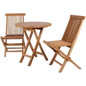 Mr. Deko Gartenmöbelgruppe Klappsessel Langton und Klapptisch Sutton