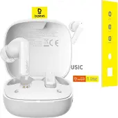 Baseus Wireless-Kopfhörer Bowie E19 Tws In-Canal - Weiß