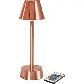 Duni 1 LED Lampe kabellos Zelda rose gold, 208758 inklusive Ladestation