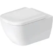 Duravit Wand-WC HAPPY D.2 RIMLESS tief, 365x540mm HygieneGlaze weiß HygieneGlaze weiß