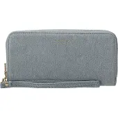 Seidenfelt Manufaktur Seidenfelt Smilla - Damen- Geldbörse 19 cm (denim in blue)