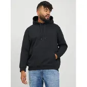 Jack & Jones Plus Size Einfarbig Kapuzenpullover