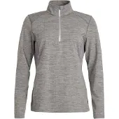 Protest Skipullover Senna 1/4 Zip Top Damen Dark Grey Melee-XXL