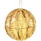 Wellhome Gold Helle Leuchtende Kugeldekoration Mit 960 Mikro-led-lichtern 50 Cm