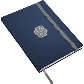 BOSS Marineblaues DIN-A5-Notizbuch mit Double-B-Monogramm Grösse ONESI